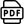 Ícone símbolo PDF