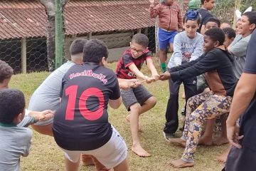 JOGOS INTERCLASSES MOVIMENTAM A ESCOLA MUNICIPAL PREFEITO JOSÉ LOURES CICONELI EM GOIANÁ
