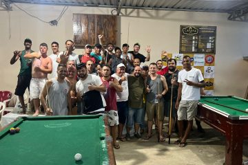 GOIANÁ MARCA PRESENÇA NO TORNEIO DE SINUCA DA CABANA DO NIL, EM TABULEIRO (MG)